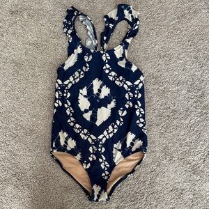 Crewcuts Navy and Cream Swimsuit